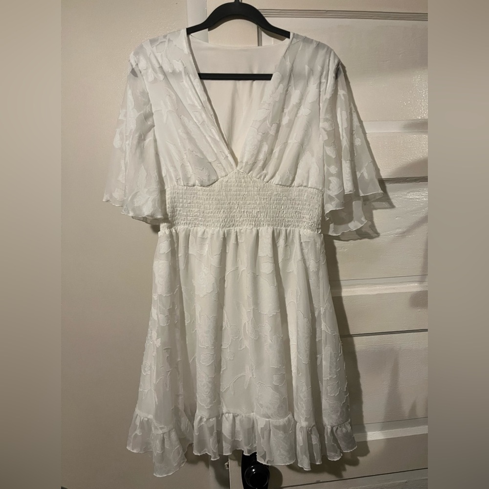 Floral Ruffle Dress